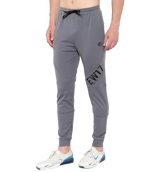 Men's Regular Fit Trackpants  Dark Grey