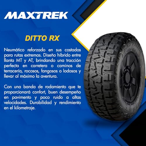 Llantas, Toy llanta 33x12.5r15 Marca MAXTREK (3)