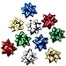 Fifth Ave Kraft Christmas Ribbon Gift Bows Metallic, Medium & Large, 100 Count, (Assorted Colors)