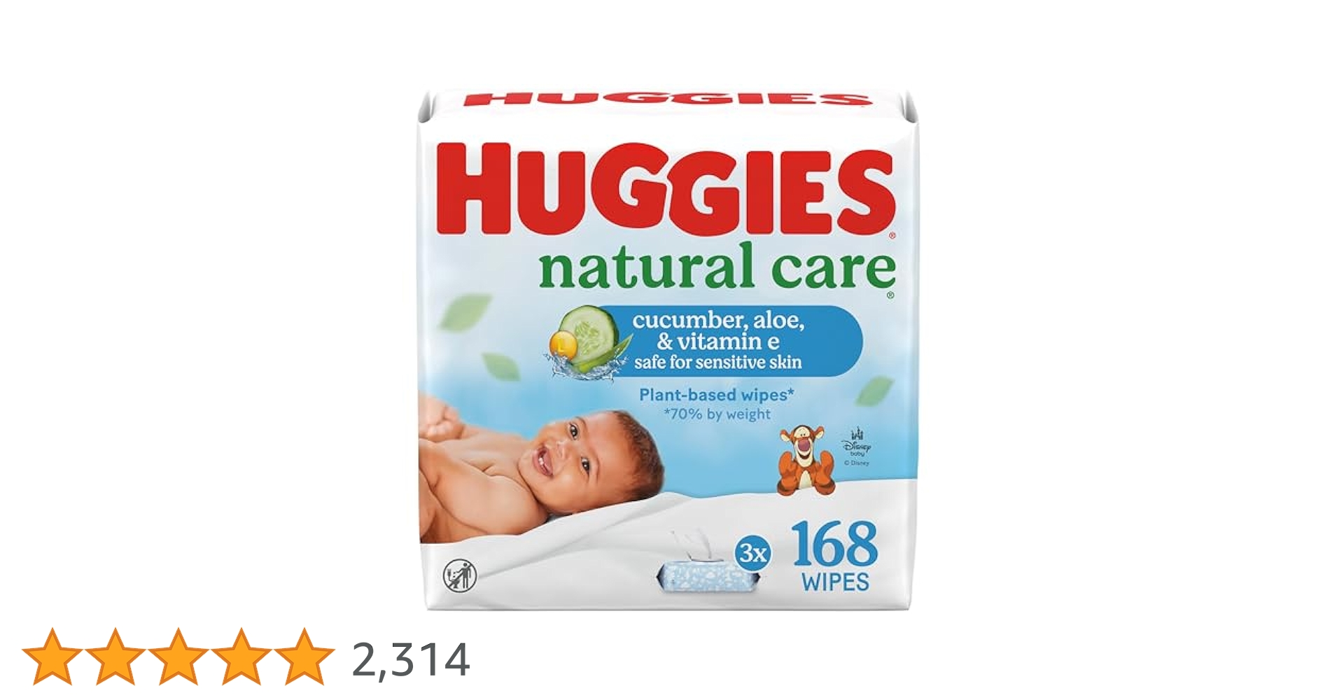 Amazon.co.jp: Baby Wipes, Huggies Natural Care Refreshing