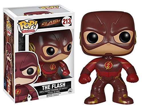 Funko Flash TV + Protector: DC Comics Pop! Figura de vinilo de televisión (incluye estuche protector de caja ToyBop) (The Flash)