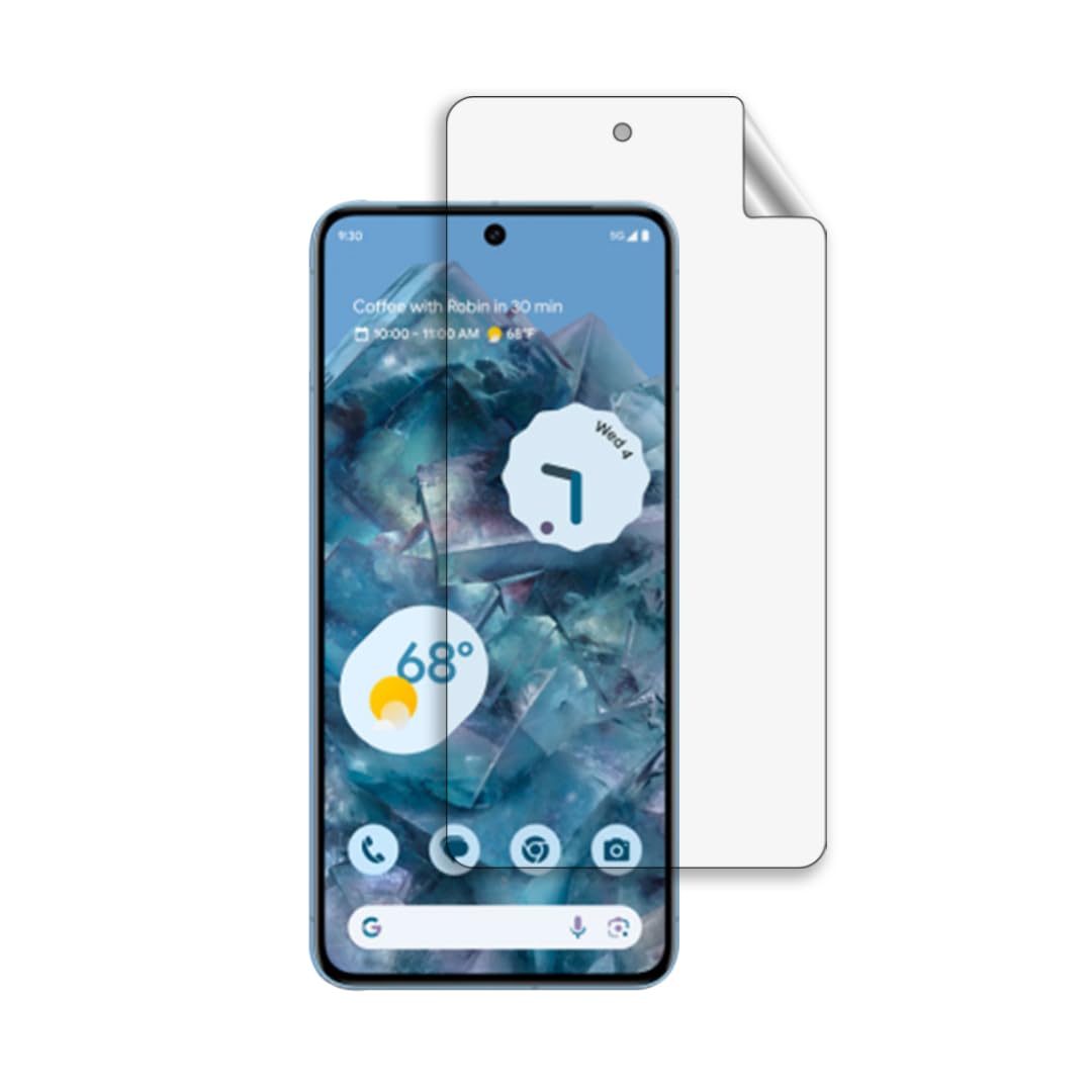Scratchgard Original Anti-Bubble & Anti-Fingerprint Ultra Clear Flexi Not Glass (PPE Film) Screen Protector Compatible For Google Pixel 8 Pro 5G
