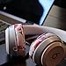 WC Extra Thick Replacement Earpads for Beats Solo 2 & 3 by Wicked Cushions - Ear Pads for Beats Solo 2 & 3 Wireless ON-Ear Headphones - Soft Leather, Luxury Memory Foam, Strong Adhesive | Floral White