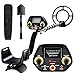 RM RICOMAX Metal Detector for Adults & Kids - Gold Detector [Disc & Tone & P/P Modes] Metal Detector with View Meter & Headphones Jack Metal Detector Waterproof with High-Accuracy Easy to Use GC-1023