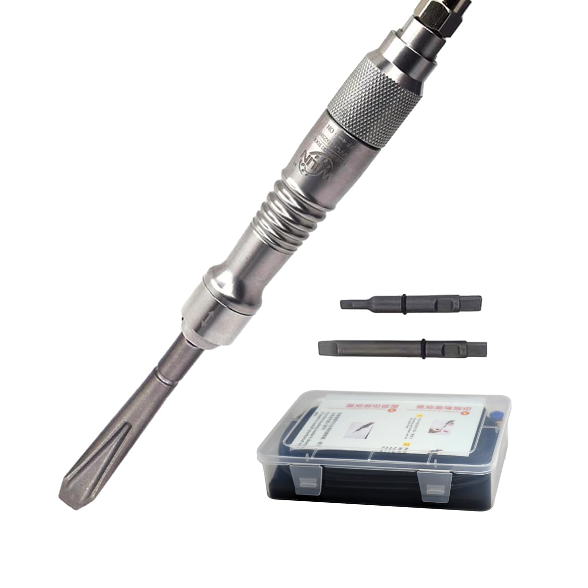 Mikro-Luftabstreifer, Meißel, Spaltung, pneumatischer Schaber, Sets, medizinischer Gipsbrecher, Stomatologie, Gravur, 3 Stück Flachmeißel