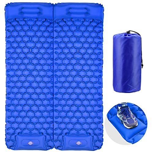 La Mejor comparativa de Colchonetas inflables resistentes los 7 más buscados. 33 Colchoneta Inflable para Dormir, Colchoneta Inflable Camping, Almohadilla para Dormir con Bomba de Pie Incorporada Almohadillas Inflables para Mochilero, Senderismo, Colchón de...