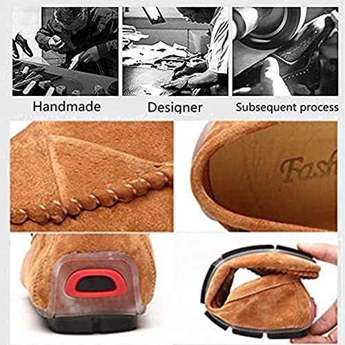 Men Suede Driving Comfort Loafers Brogue Casual Walking Flat Moccasin Business Classic Dress Boat Shoes4