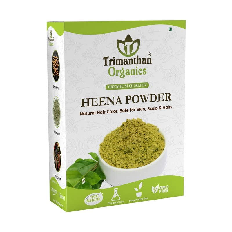 ORGANICS Natural Mehndi powder for hair Colour and Growth | Naturals 100% Pure Powder For Natural Hair (100 GM), 3.53 Ounce