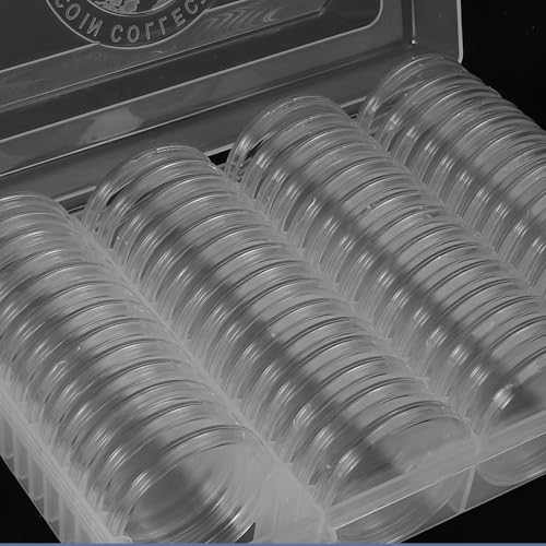 Caja para monedas de gran capacidad con cápsulas herméticas de alta transparencia 4