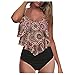 Maillot de Bain Femme Couvert Ensemble Or Année 30 Super Pastel Hot Qualité Ethnique Mariniere Debardeur Canard Depareillé 85G One Couvrant Shoulder Scintillant Marron Smocké Livraison Rapide Pois