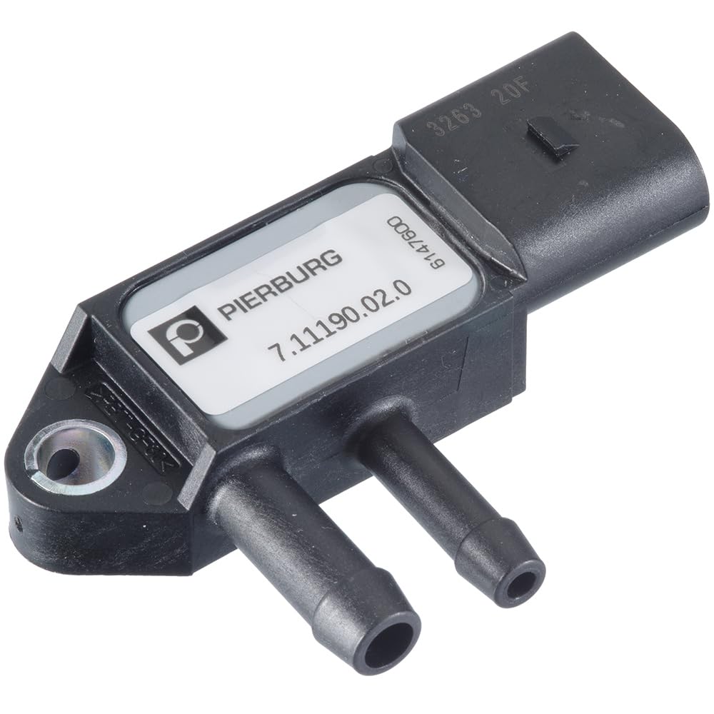Pierburg 7.11190.02.0 capteur de pression différentielle pour Audi/Porsche/Seat/Skoda/Volkswagen | Compatible avec: AUDI A4 Allroad B8, A4 B8, A4 B8 Avant, A5, A5 Cabriolet, A5 Sportback, A6 Allroad C6, A6 Allroad C7, A6 C6