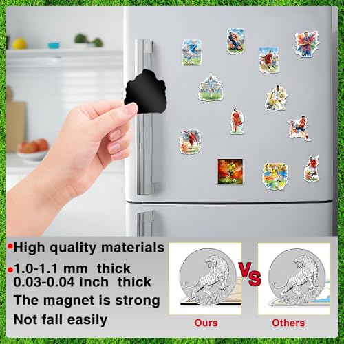 Imán de nevera decorativo pack 12 piezas miniatura 3