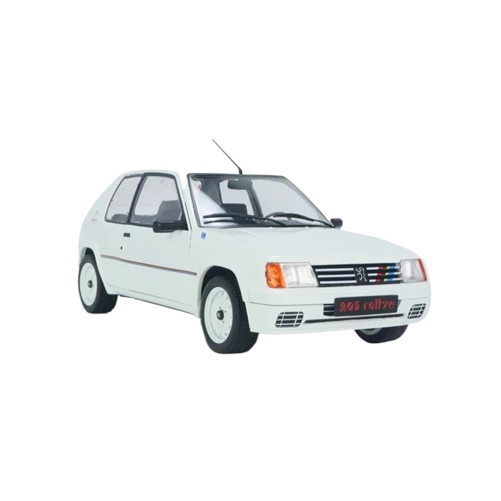 Metallo Scala Replica Modello Di Auto Pressofusa In Scala 1 18 Peugeot 205 Mk 9L 1988 Esposizione Statica Hobby Veicoli Giochi Set