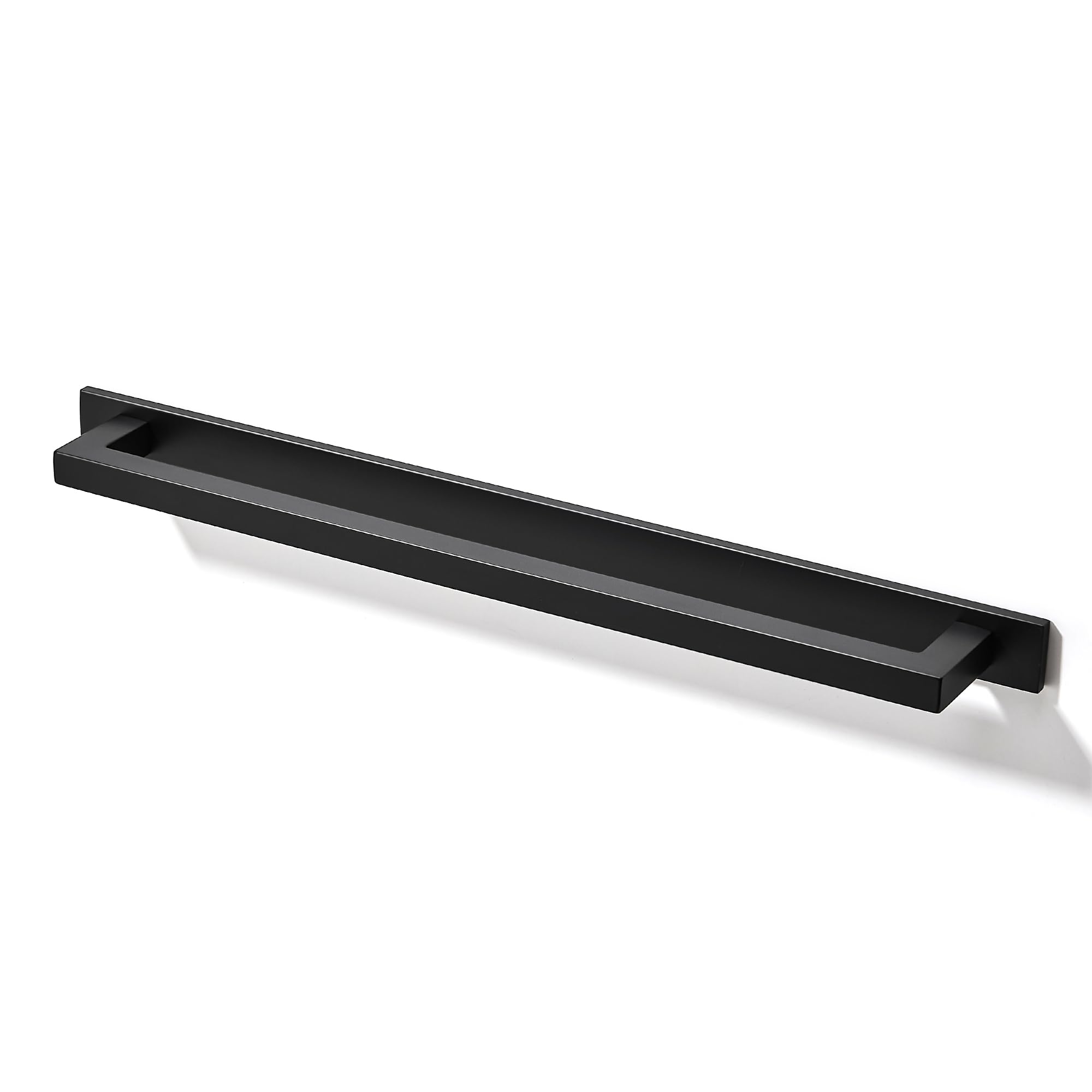 Photo 1 of TUNNY 5 Pack Square Solid Cabinet Handles-12.6"/320mm Screw Spacing Matte Black Furniture Hardware Handles for Kitchen Cabinets Bedroom Dresser Wardrobe Cabinet Pulls