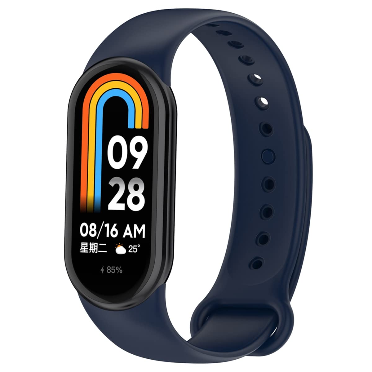 KOMI Strap Compatible with Xiaomi Mi Band 8/9, Silicone Strap Sport Replacement Band Wristbands for Mi band 9 Women Men (11 pcs) - Image 2