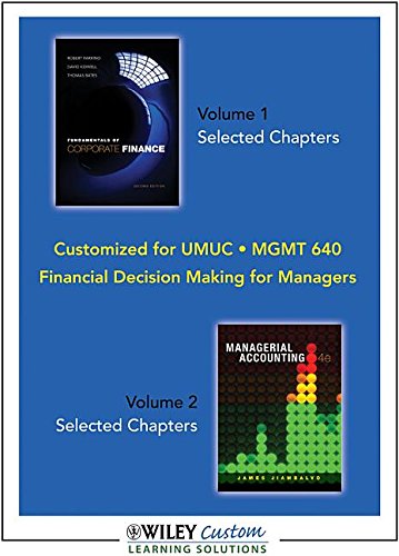 Financial Decision Making for Managers