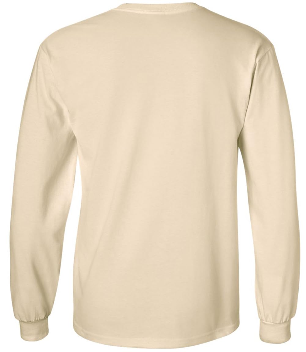 Joe de EE. UU. Hombres de manga larga peso pesado algodón camisetas en Regular, Big & Tall