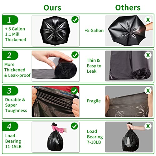 Wzfi 100 Portable Camping Toilet Bags,8 Gallon Super Thick Camping Toilet Bags Biodegradable Porta Potty Bags Leak-Proof Trash Bags For Adults Outdoor Boating Travel #TOP1