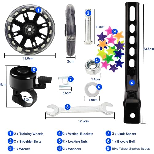 Stabilizzatori per Bicicletta per Bambini,Ruote da...