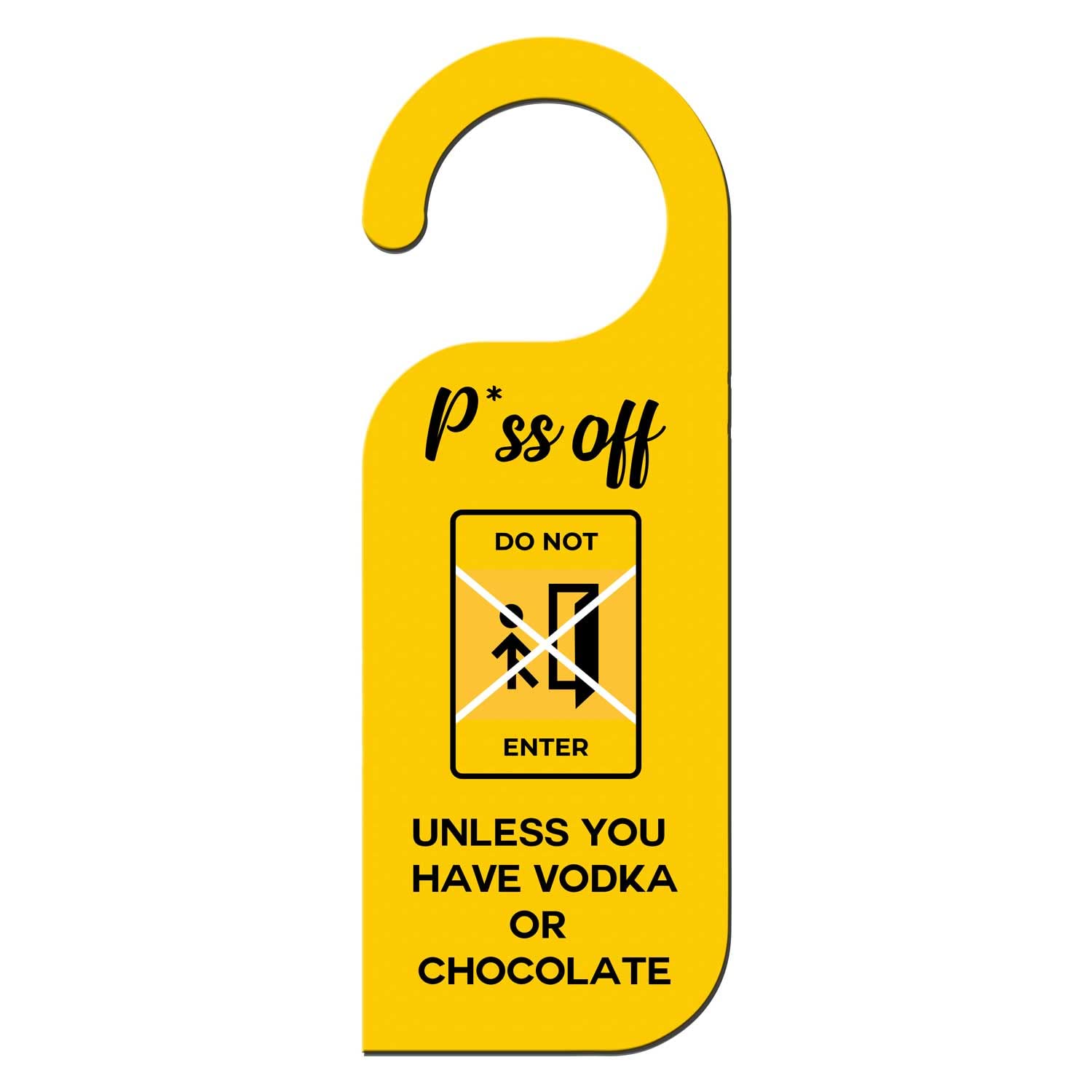 ASHVAH Pss off unless you have vodka & chocolate Door Hanger/Door Sign, Do not Disturb Door Knob Hanger/Door Tag for Bedroom, Couple, Studyroom, Home, Office, Meeting, Sleeping D-054 (B0BFHSKVTN) Amazon Price History, Amazon Price Tracker