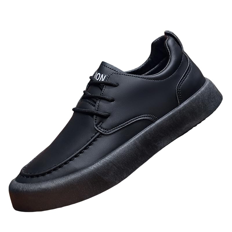 Men's Large-Sized Thick-Soled Shoes | Leather Sports and Casual Shoes
