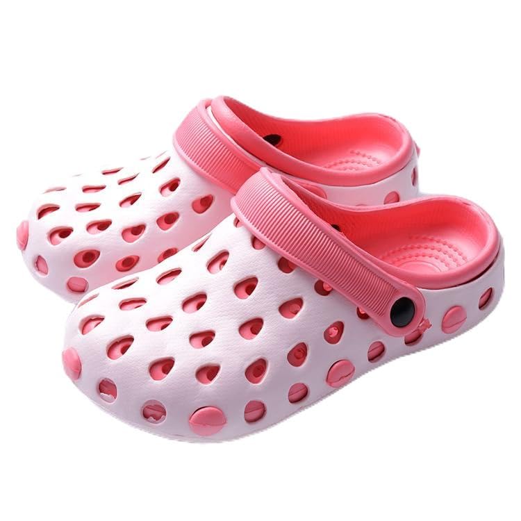 Women Pink EVA Light weight Comfortable and washable Clogs Sandal Slippers Flip Flops Housel hold Daily Use for Women Girls-image-41