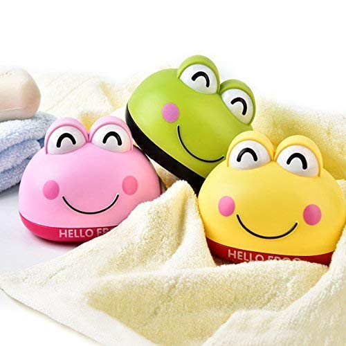Instakart ABS Creative Cartoon Frog Bathroom Soap Holder Kitchen Sponge Drain Rack; 11x7.3x8 cm (Assorted Color) (B07N2ZH6KY) Amazon Price History, Amazon Price Tracker