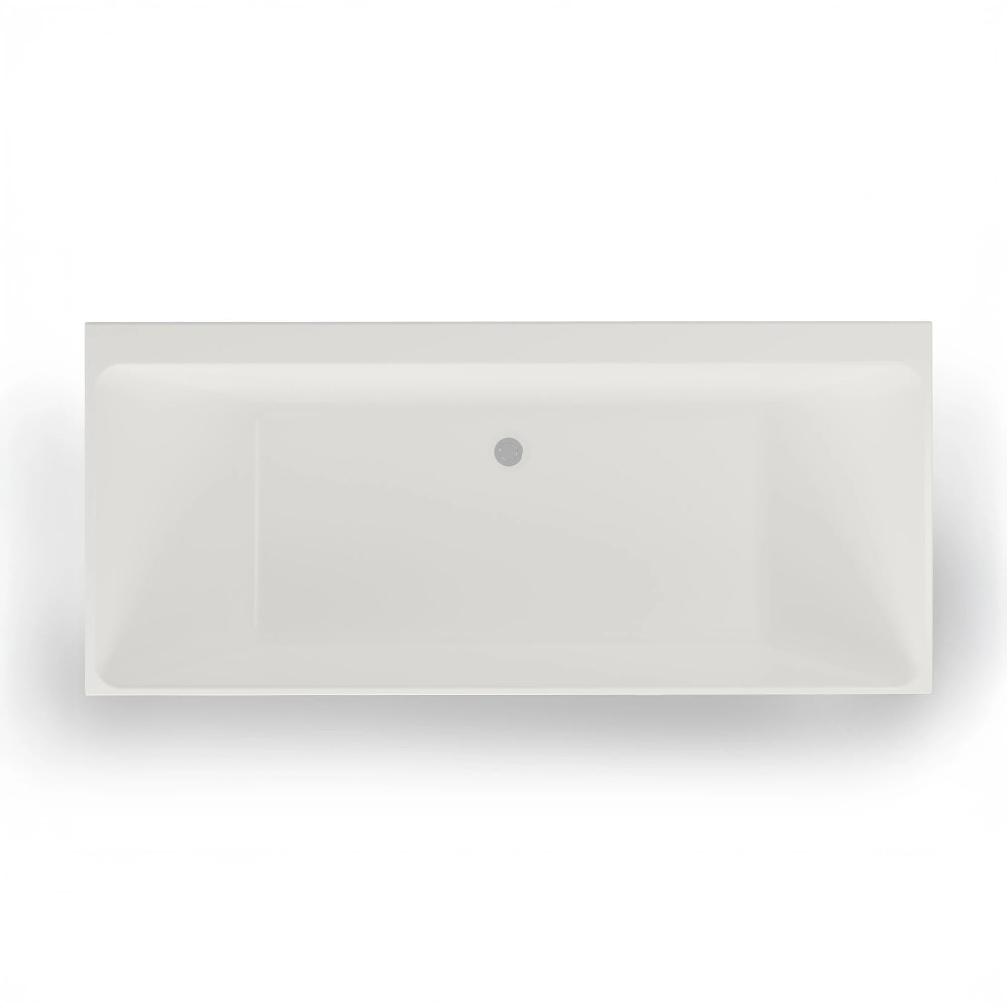 SPALINA Cobalt - Bañera Semi-exenta Mural L. 170 x l. 75 cm