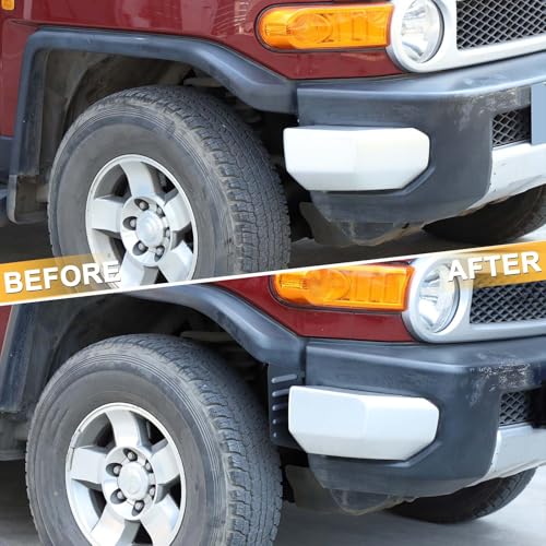 Image of Front Mud Flaps Splash Guards Compatible with Toyot@ FJ Cruiser 2007-2021 Accessories, Aluminum Alloy Heavy Duty Splash Guards Pro Mud Flaps Fenders 2PCS