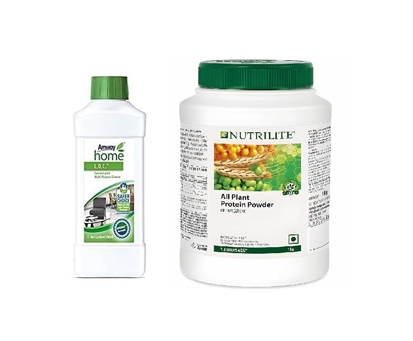 Amway - home l.o.c. concentrated multi-purpose cleaner - 500 ml and multicolor hair/head band - COMBO