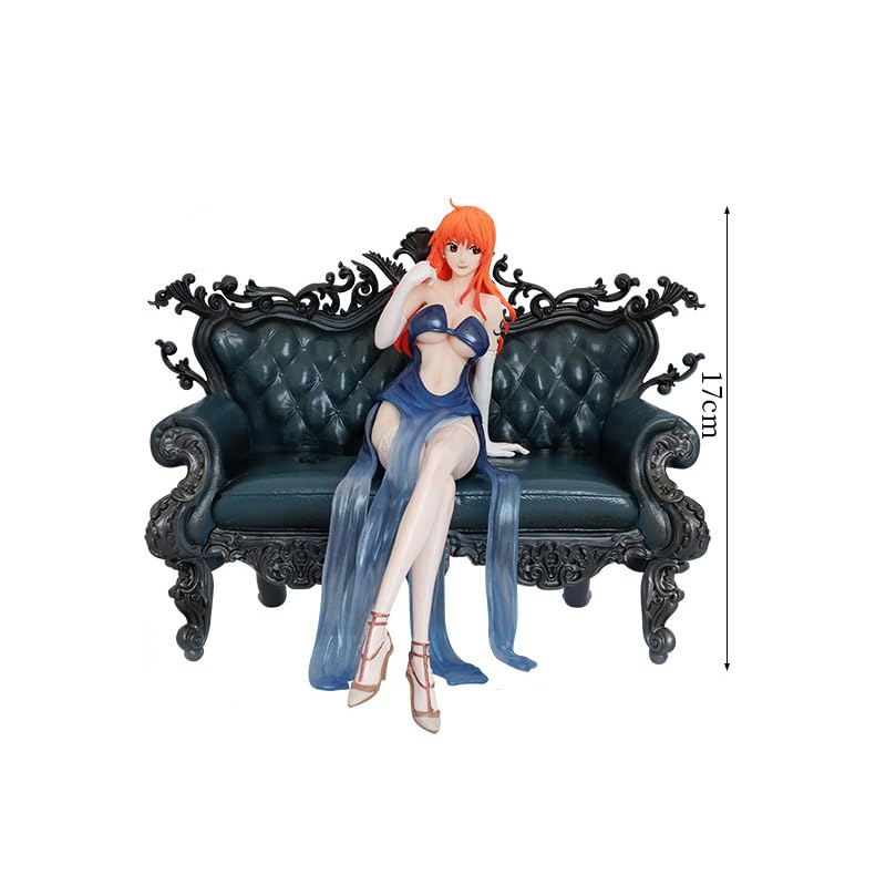 ワンピース★ナミ★ミニドレス★セクシー系フィギュア★ゴールドカラーVer.★送無 BANPRESTO - ワンピース☆ナミ☆ミニドレス☆セクシー系