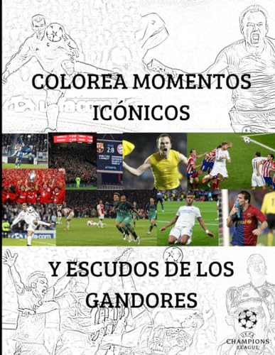 Colorea momentos icónicos y los escudos de los ganadores de la UEFA CHAMPIONS: Repasa la historia de la competición europea