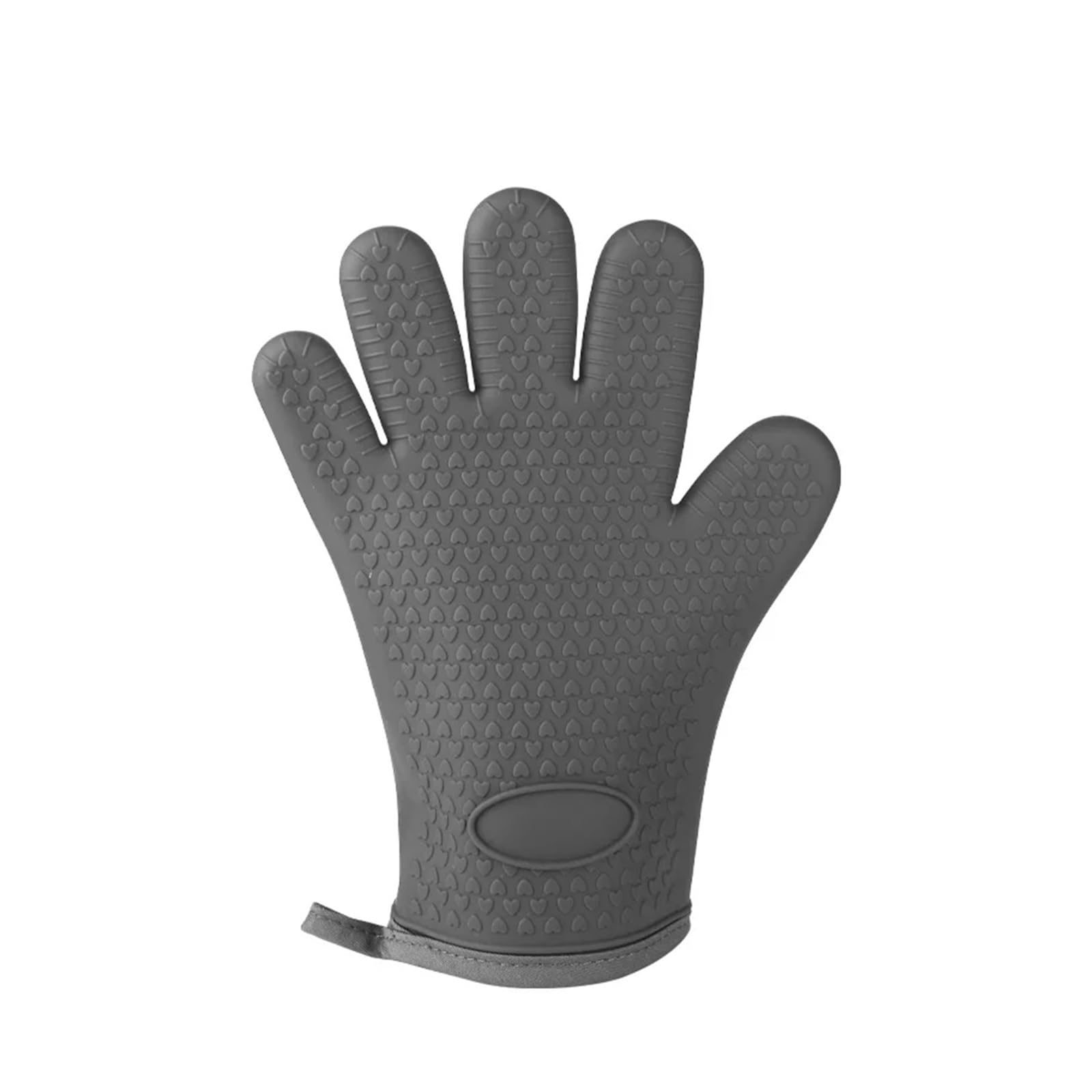 Anti-scald Grip Heat Resistant Silicone Oven Mitt And Pot Holder Waterproof Soft Cotton Lined Gloves Potholder For Hot Pots Pans(6 pcs)