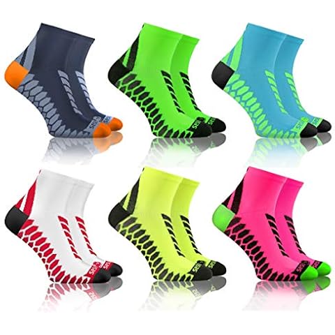 Calcetines Deporte Colores Cortos Sesto Senso Mujer/Hombre Cover