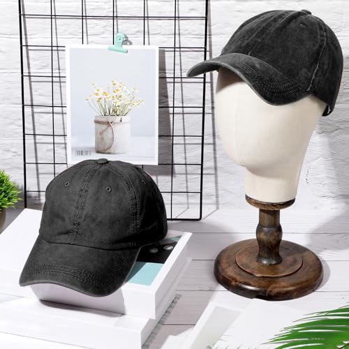 Image of Geyoga 7 Pieces Unisex Vintage Washed Distressed Baseball Hat Baseball Cap for Dad Twill Adjustable Hat