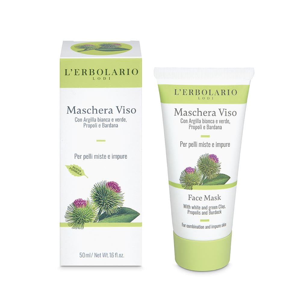 Erbolario - Face Mask - Burdock - 50 ml, 50 ml (Pack of 1)