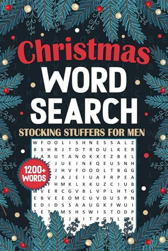 Stocking Stuffers for Men: Christmas Word Search: Fun and Relaxing Holiday Themed Word Find Puzzle Book for Adults, Christmas Activity Book for Men (Christmas Stocking Stuffers for Men) image 2