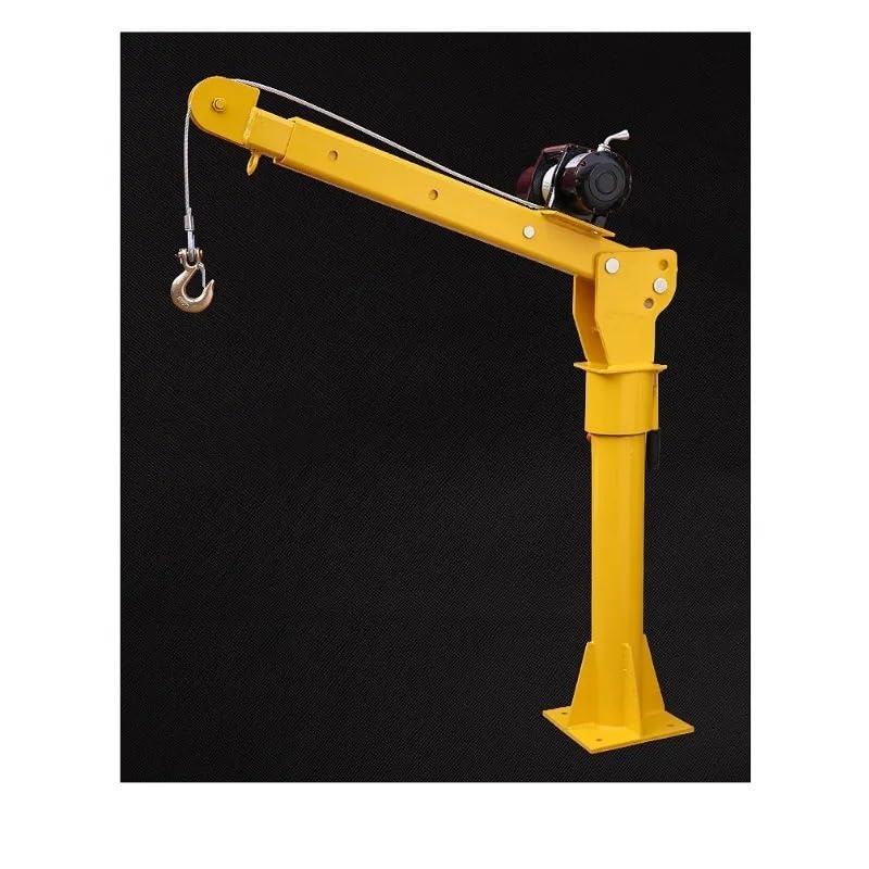 Paranco Elettrico Piccola gru con gru 220v per sollevamento elettrico di piccole dimensioni per auto domestiche(12V 500KG Hydraulic)