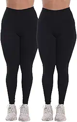 Kit 2 Calças Legging Feminina Treino Academia Fitnes