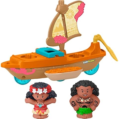Fisher-Price Little People Moana & Maui Canoe Set Cover