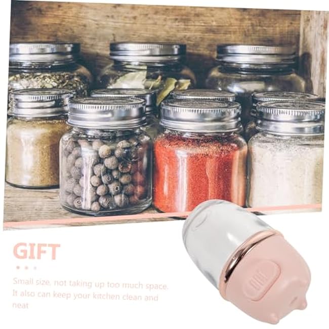 IMIKEYA Salt Shaker Small Spice Jar for Kitchen Finishing Salt Bottle Leak Seasoning Storage Kitchen Condiment Storage Helper