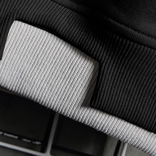 Muscularfit Men's Fashion Hoodies & Sweatshirts Casual Long Sleeve Knit Cotton Hooded Shirts Drawstring Gym Athletic Pullover4