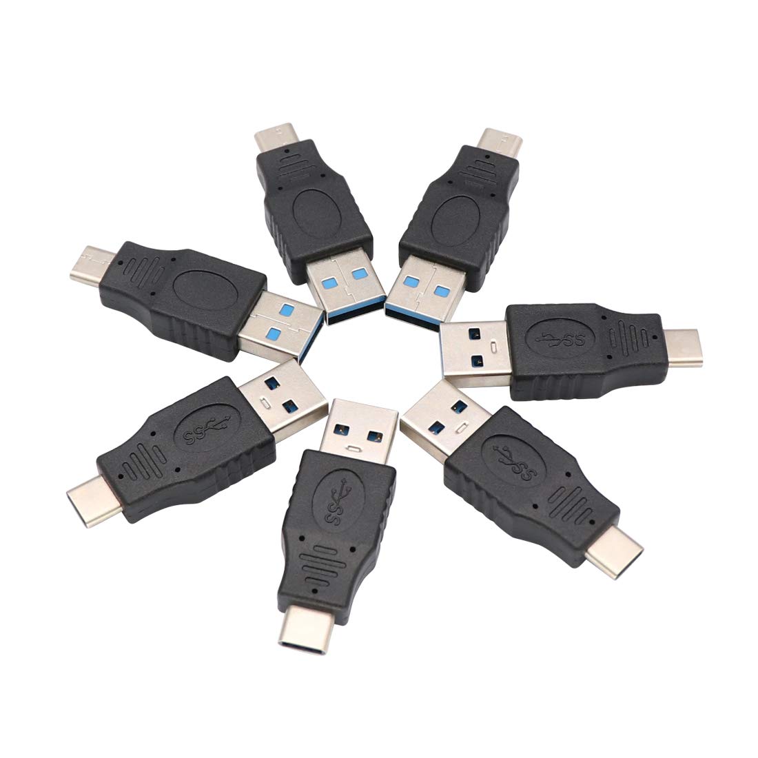 Set D'adaptateurs USB 5 Pièces, 2 Pièces USB Femelle à Type C