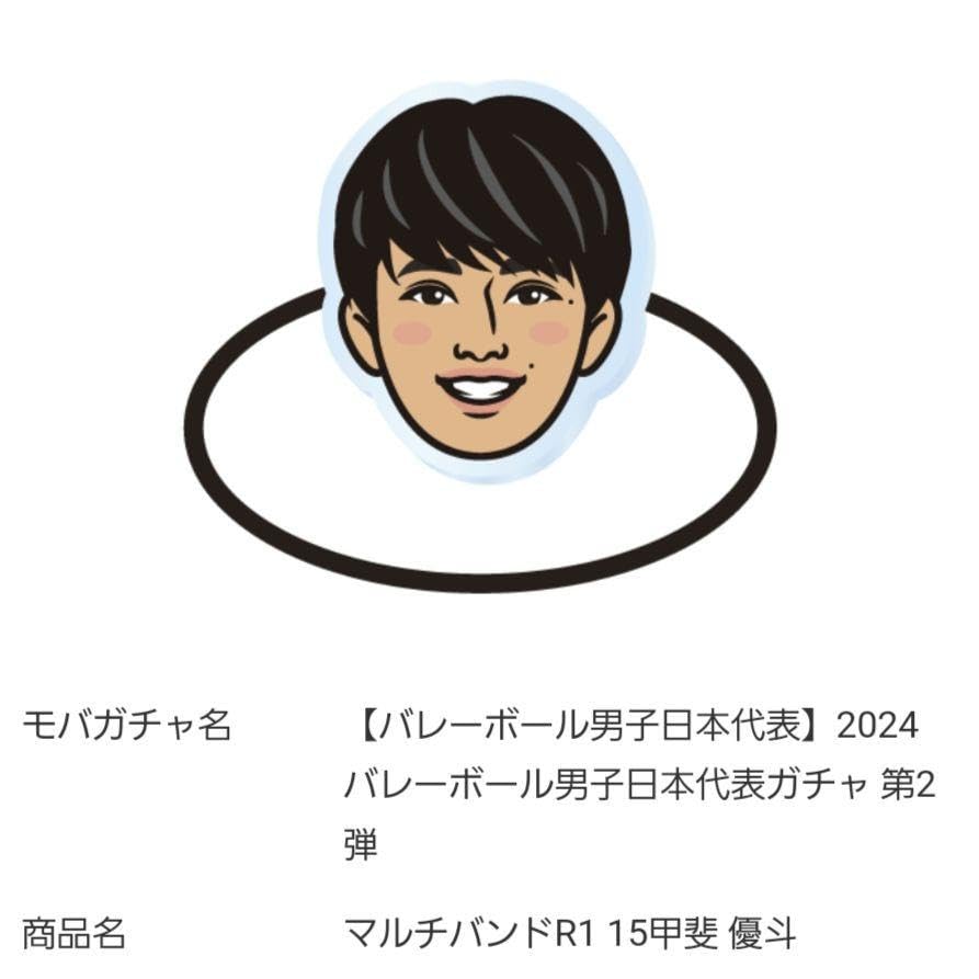 Amazon.co.jp: 甲斐優斗 2024バレーボール男子日本代表ガチャ第2弾 全4