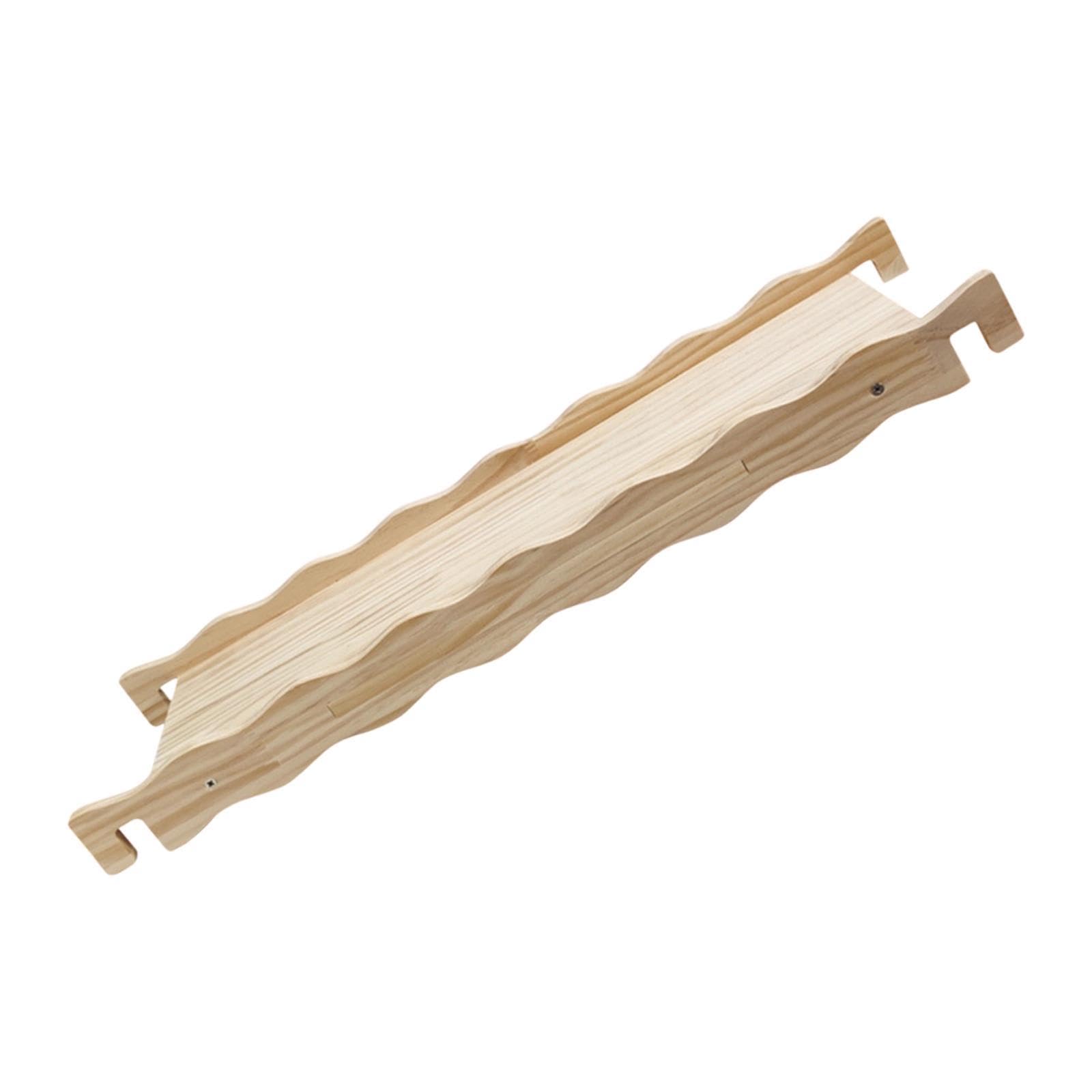 Hasenstall Rampe, Holzkäfig Hängeleiter, Hamster Kletterspielzeug, Holzleiterbrücke für Mäuse, Kleintiere, Chinchilla, C