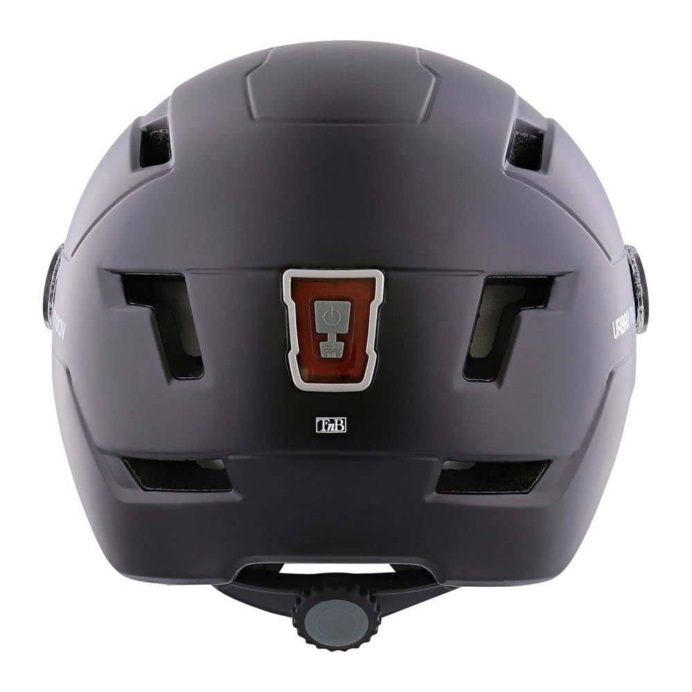 Urban MOOV - Casque de Protection LED Taille L - Noir