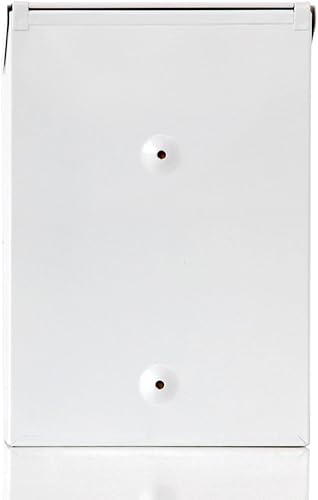 Vista 34 de Buzones con cerradura montados en la pared verticales – Buzones Jssmst con cerradura de llave de capacidad media, cubierta de acero galvanizado a