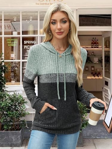 Lylinan Womens Cozy Textured Sweaters Fall Fashion Hoodies Trendy Outfits S-XXL