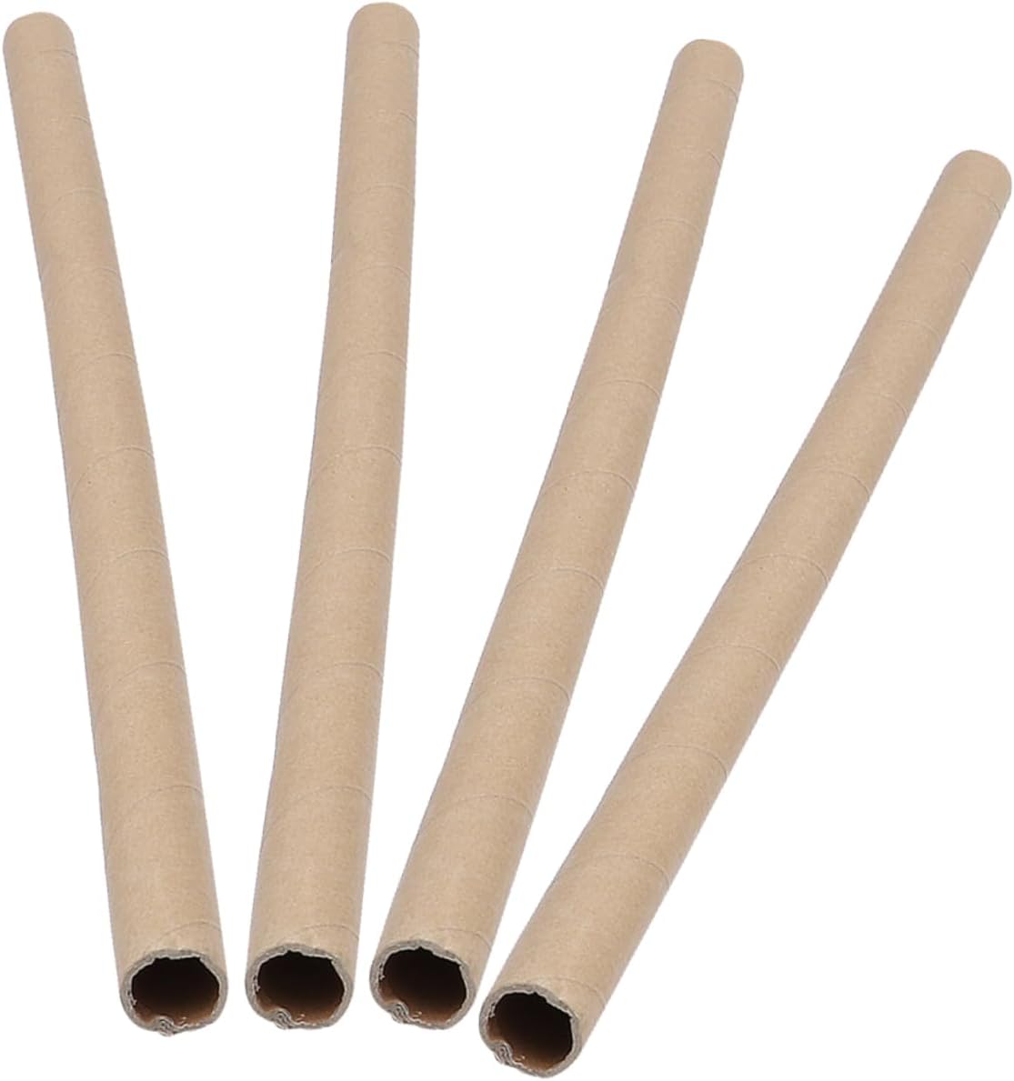 4pcs Blank Cardboard Paper Tube for Diy Crafts Poster Storage and Art Projects Versatile Diameter Craft for Creative Expression and Classroom Activities