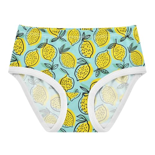 Girls' Underwear Lemon Cotton Stretch Comfort Toddler Panties